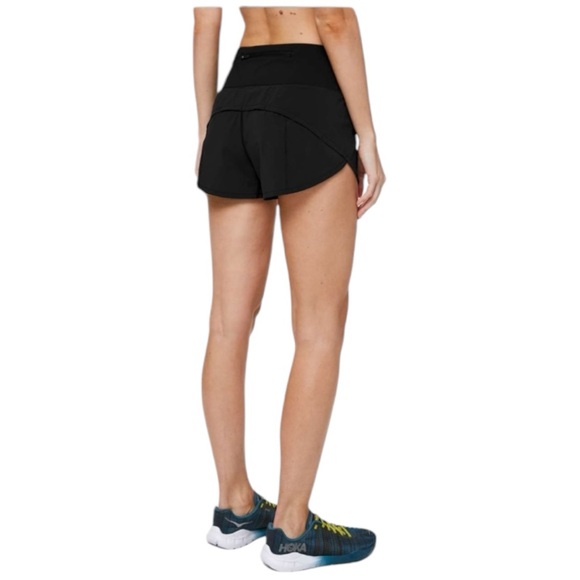 Lululemon Athletica Speed Up Shorts Hi Rise Black - Picture 2 of 15